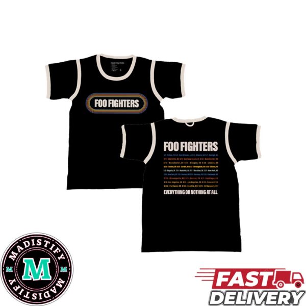 Foo Fighters Tour 2024 Ringer All Over Print T-Shirt