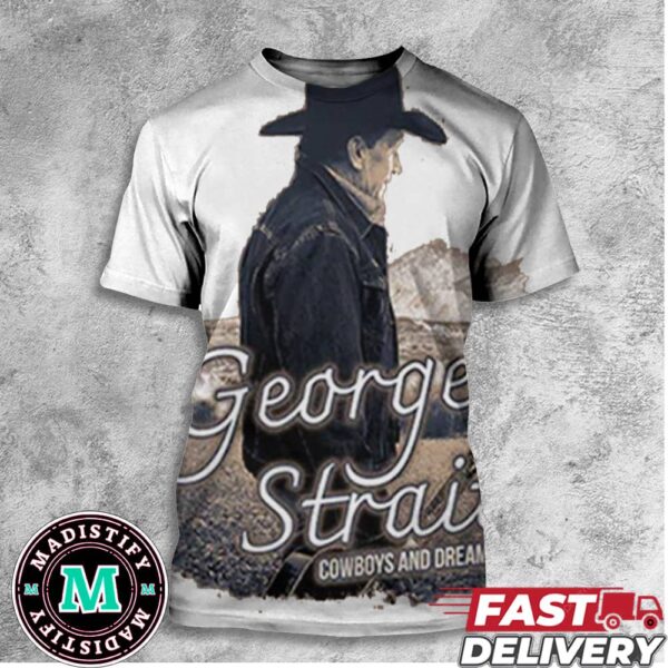 George Strait New Album Cowboys And Dreamers September 6 2024 Exclusive Artwork All Over Print T-Shirt