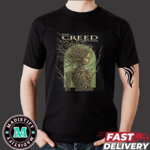 Limited Edition Poster For Creed’s Concert In Bristow July 26 2024 Bristow VA Jiffy Lube Live Merchandise T-Shirt