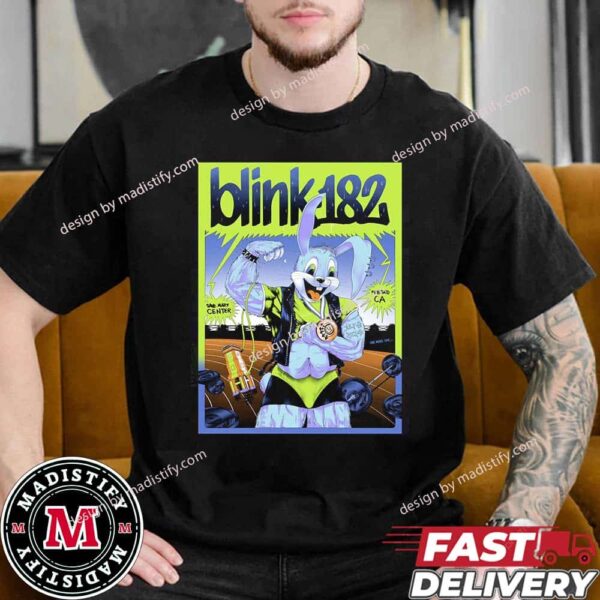 Limited Poster For Blink-182 Show In US On July 8th 2024 At Save Mart Center Fresno California Unisex Essentials T-Shirt