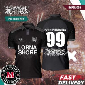 Lorna Shore Logo Pain Remains No 99 All Over Print Unisex Polo Shirt