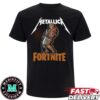 Metallica x Fortnite M72 World Tour Fuel Fire Fury Festival Season 4 Battle Stage Fuel Version T-Shirt