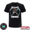 Metallica x Fortnite M72 World Tour Fuel Fire Fury Festival Season 4 Battle Stage Fury Version T-Shirt