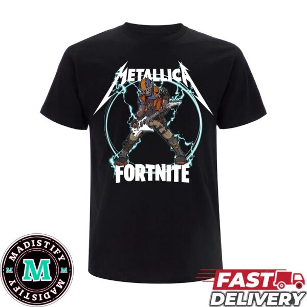 Metallica x Fortnite M72 World Tour Fuel Fire Fury Festival Season 4 Battle Stage Fuel Version T-Shirt