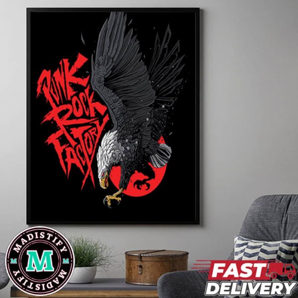 New One For The Lads In Punk Rock Factory Available On US Tour 2024 Poster Canvas