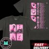 Nicki Minaj High Heels On My Tippies Pink Friday 2 World Tour 2024 Tour Stops Two Sides T-Shirt