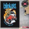 Official Poster Design For Blink-182 Show In Ball Arena Denver CO June 27 2024 Home Decor Poster Canvas