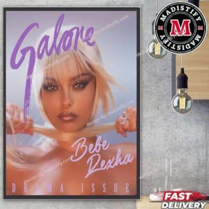 Photograph Poster For Bebe Rexha Stuns For Galore Magazine 2024 Drama Issue Home Decoration Poster Canvas