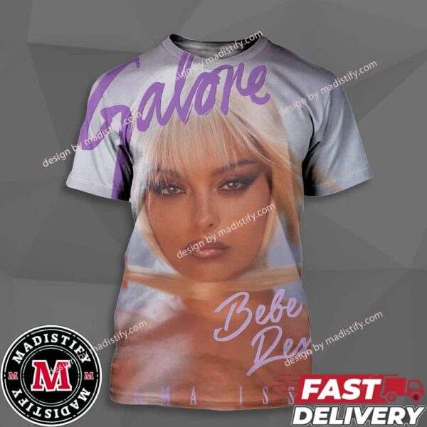 Photograph Poster For Bebe Rexha Stuns For Galore Magazine 2024 Drama Issue Unisex All Over Print Essentials T-Shirt