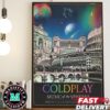 Moon Music Album Cover Lithograph By Coldplay 2024 Merchandise Limited Poster Canvas