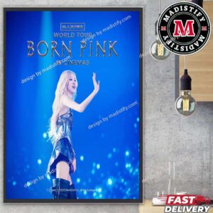 Rose Poster For Blackpink Born Pink Tour Film 2024 In Cinemas Home Decoration Poster Canvas