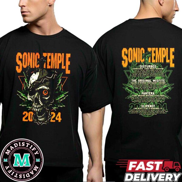 Sonic Temple 2024 Festival Merchandise Line Up Deathrattle Two Sides T-Shirt