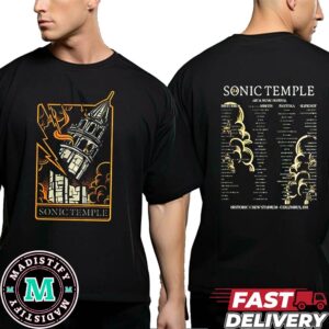 Sonic Temple 2024 Festival Shatter Version Merchandise Limited Two Sides T-Shirt