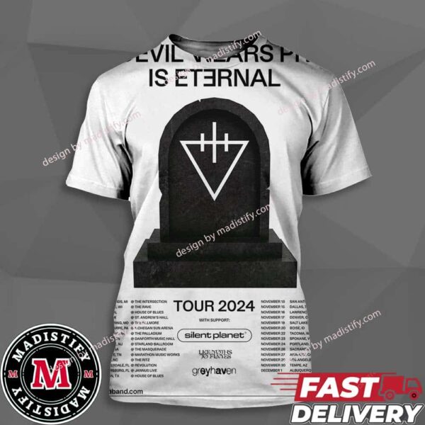 The Devil Wears Prada Et?ernal Tour 2024 Schedule List Date Unisex All Over Print Essentials T-Shirt