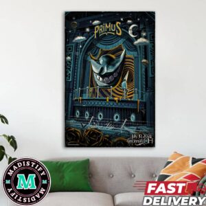 The Limited Poster For Primus Show In Cincinnati OH July 30 2024 Merchandise Home Decor Poster Canvas