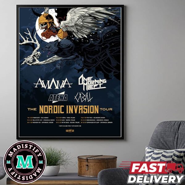 The Nordic Invasion Tour Taking Place In Sweden Norway Denmark And Finland Throughout 2024 Shoutout To High5ive Festivals Schedule Lists Poster Canvas