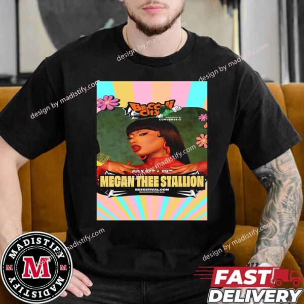 Tina Show 2024 Broccoli City On July 27 Megan Thee Stallion Unisex Essentials T-Shirt