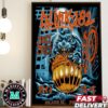 Blink-182 Poster For Their Gig At Greenville SC July 29 2024 Bon Secours Arena One More Time Tour Poster Canvas