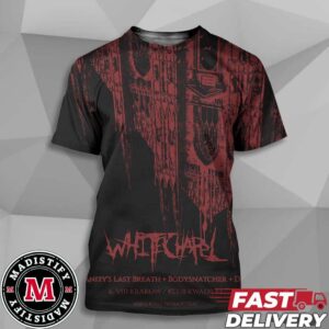 Whitechapel Shows In August 2024 On EU Festival Tour Unisex All Over Print T-Shirt