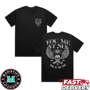 You Me At Six Flying Skull Merchandise Two Sides T-Shirt