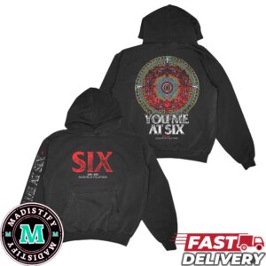 You Me At Six Kaleidoscope Merchandise All Over Print Hoodie