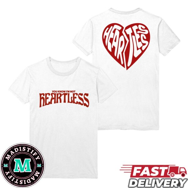 You Me At Six heartLESS Merchandise Two Sides T-Shirt