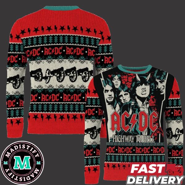 AC/DC Whole Lotta Cozy Christmas Gift For Fans Ugly Sweater