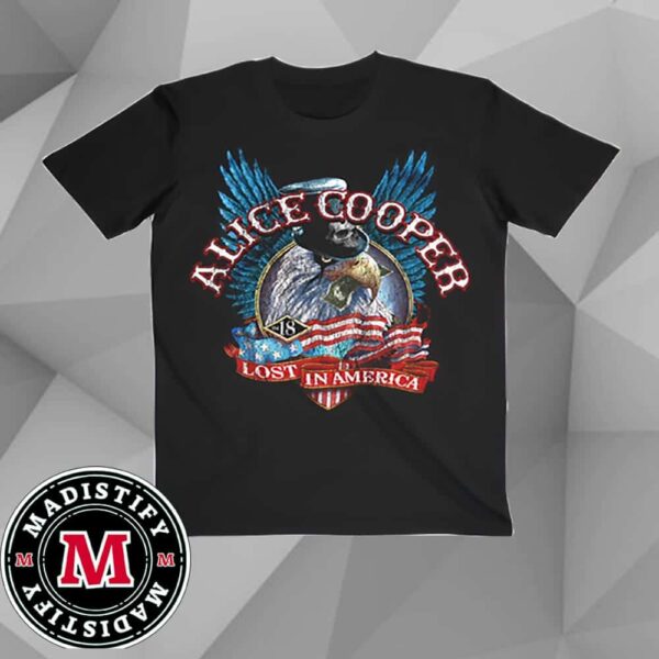 Alice Cooper Lost In America 2024 Unisex T-Shirt