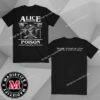 Alice Cooper Too Close For Comfort Cosmic 2024 Tour Back Schedule List Tee Merchandise Unisex Two Sides T-Shirt