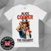 Presidential Seal Tee Alice Cooper A Troubled Man For Troubled Times Merch Tee 2024 Unisex T-Shirt