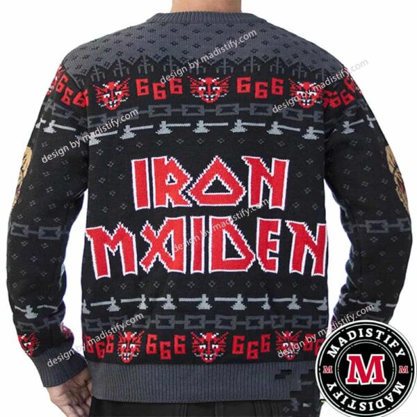 Bring Your Daughter To The Slaughter With Iron Maiden’s Ugly Christmas Sweater