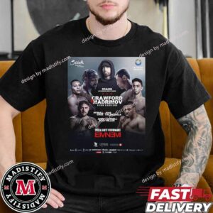 Crawford Vs Madrimov At BMO Stadium Los Angeles With Special Guest Performance Eminem Riyadh Season 2024 Unisex Essentials T-Shirt