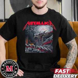 Full Shows Minneapolis US Bank Stadium Metallica M72 Minneapolis 18 August 2024 North America Tour No Repeat Weekend Pop-Up Poster Shop Unisex Essentials T-Shirt