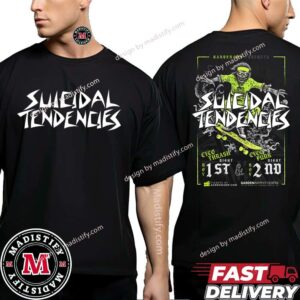 Gardenamp Presents Suicidal Tendencies Southern California Concert On November 1st 2nd 2024 Unisex Two Sides T-Shirt