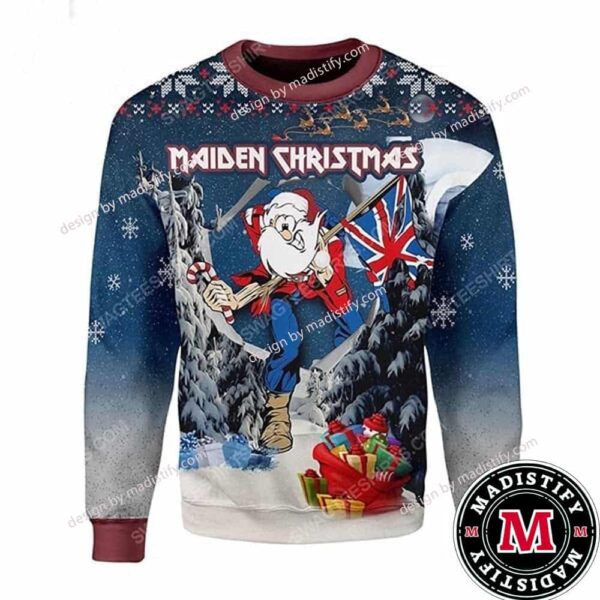 Iron Maiden Santa Meme 2023 Iron Maiden Ugly Christmas Sweater