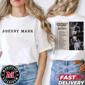 Johnny Marr And James US And Canada Tour 2024 Schedule List Date Unisex Essentials Two Sides T-Shirt