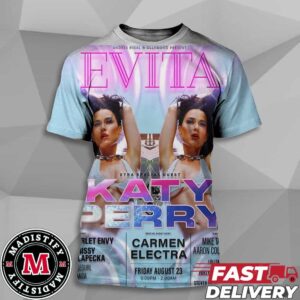 Katy Perry Show At Evita In West Hollywood 2024 On August 23 All Over Print T-Shirt