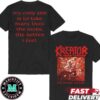 Kreator Klash Of Ruhrpott July 20 2024 At Amphitheater Gelsenkirchen With The Teutonic 4 x Kreator x Sodom x Destruction x Tankard Two Sides T-Shirt