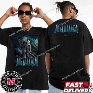 Limited Tee Metallica M72 Edmonton Show In Alberta Canada On August 23th M72 North American Tour 2024 At Commonwealth Stadium Unisex Two Sides T-Shirt