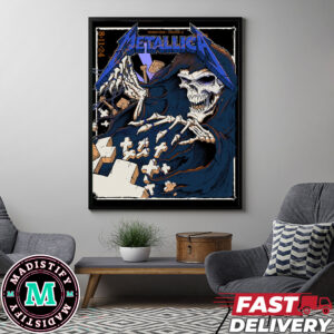 Metallica M72 Chicago M72 North American World Tour With Five Finger Death Punch And ICE NINE KILLS At Soldier Field In Chicago IL On 8 11 2024 Poster Canvas