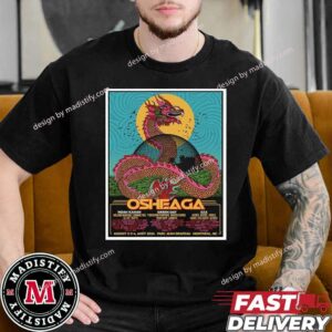 Osheaga Official Line Up Limited Edition August 2-3-4 Tour 2024 Parc Jean-Drapeau Montreal QC Canada Unisex Essentials T-Shirt