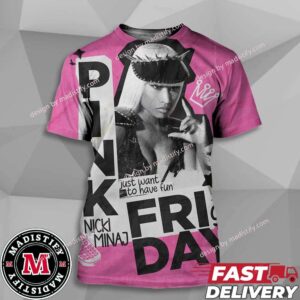 Pink Friday Girls Nicki Minaj New Uppdate Track List 2024 Unisex All Over Print T-Shirt