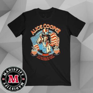 Presidential Seal Tee Alice Cooper A Troubled Man For Troubled Times Merch Tee 2024 Unisex T-Shirt