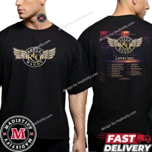 Reo Speedwagon Live Concert 2024 November Dates With Loverboy In USA Unisex Essentials Two Sides T-Shirt