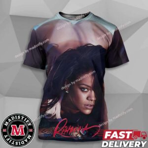 Rihanna For Lui Magazine Photograph 2024 Unisex All Over Print Tee Shirt