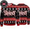 Slipknot Rock Band Christmas Ugly Wool Knitted Chirstmas Gifts 2024 Xmas For Family And Friends Ugly Sweater