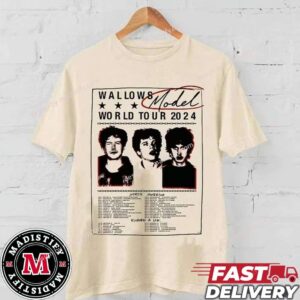 Wallows Model World Tour 2024 Schedule List Date Wallows 2024 Merchandise Unisex T-Shirt