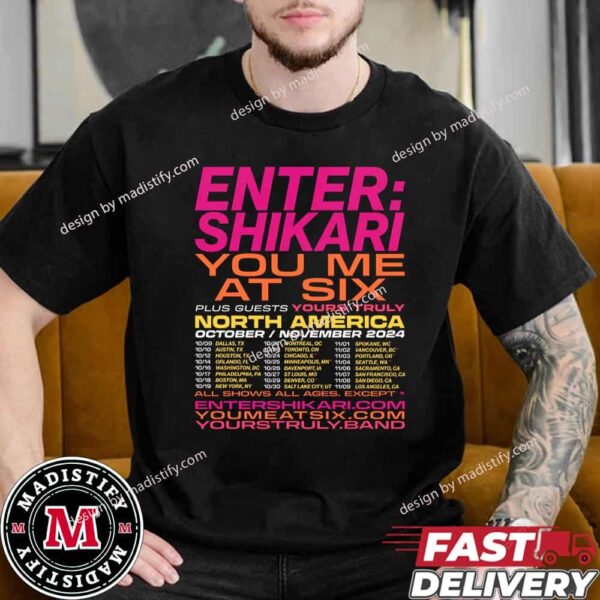 You Me At Six North America Tour 2024 Final Tour With Enter Shikari Schedule List Date Essentials Unisex T-Shirt