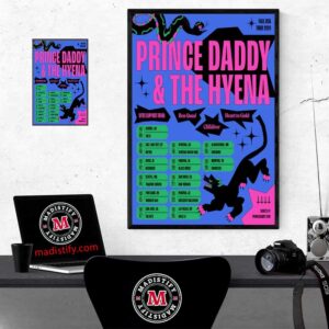 Benquad Prince Daddy And The Hyena Fall USA Tour 2024 Tour Dates On October Home Decor Poster Canvas