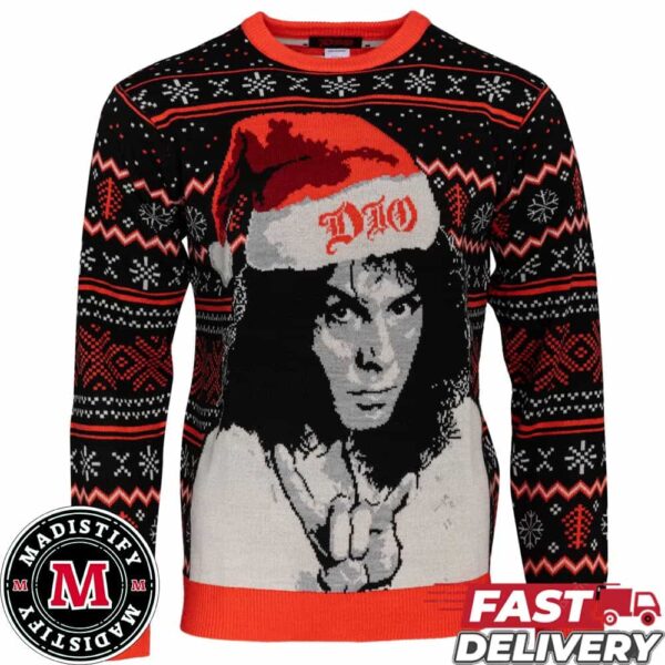 Ronnie James Dio 2023 Rock The Halls Ugly Christmas Sweater